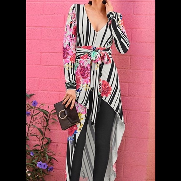 tie front maxi top